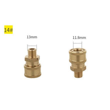 Load image into Gallery viewer, 1/4" Quick Connect Coupler Adapter-Car Clean 1~14# Washing Pressure Washer Connector for Quick Connecting Garden Hose Car Washer