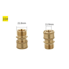 Load image into Gallery viewer, 1/4" Quick Connect Coupler Adapter-Car Clean 1~14# Washing Pressure Washer Connector for Quick Connecting Garden Hose Car Washer