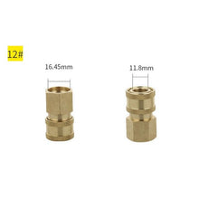 Load image into Gallery viewer, 1/4" Quick Connect Coupler Adapter-Car Clean 1~14# Washing Pressure Washer Connector for Quick Connecting Garden Hose Car Washer