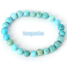 Load image into Gallery viewer, 2018 Fashion Natural Stone Bracelets For Women Men Tiger Eyes Rose Quartzs Amethyst Agate Bead Yoga Bracelets Pulseira Masculina