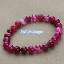 Load image into Gallery viewer, 2018 Fashion Natural Stone Bracelets For Women Men Tiger Eyes Rose Quartzs Amethyst Agate Bead Yoga Bracelets Pulseira Masculina