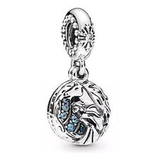 Load image into Gallery viewer, 2019 NEW 100% 925 Sterling Silver charms Winter Crystal Bead Olaf Dangle Charm Pendant Fit DIY Bracelet Original Women Jewelry