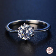 Load image into Gallery viewer, 2019 New Aquamarine Ring Trendy Blue Sapphire Ring Silver 925 Jewelry Amethyst Gemstone Ring Silver Engagement Rings For Women