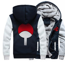 Load image into Gallery viewer, 2019 new Naruto Hoodies Uchiha Syaringan Sweatshirts Hooded men Fashion Hokage Ninjia Cartoon printed jackets thick coats M-5XL