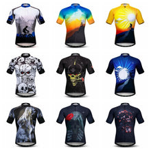 Load image into Gallery viewer, 2020 Cycling Jersey Men's Bike Jerseys Mountain Road MTB Shirts Short Sleeve Maillot Ciclismo Top Summer bicycle clothing skull