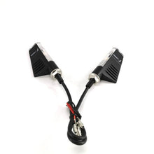 Load image into Gallery viewer, 2PC Universal Motorcycle for Rizoma Turn Signal Light for Chopper Cafe Amber LED Indicator Lights Aluminum Alloy Black with Box