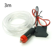 Load image into Gallery viewer, 3/5 Meters Car Interior Light Decorative Strip 12V Auto LED Strip EL Wire Rope Car Atmosphere Decor Lamp Flexible Neon Light DIY