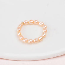 Load image into Gallery viewer, ASHIQI 3-4mm Mini Small Natural Freshwater Pearl Rings for Women Real 925 Sterling Silver Jewelry for Women 2019 Fashion Gift