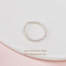 Load image into Gallery viewer, ASHIQI 3-4mm Mini Small Natural Freshwater Pearl Rings for Women Real 925 Sterling Silver Jewelry for Women 2019 Fashion Gift