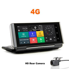 Load image into Gallery viewer, Bluavido 7 Inch 4G Car DVR Camera GPS FHD 1080P Android Dash Cam Navigation ADAS Car Video Recorder Dual Lens Dashboard camera