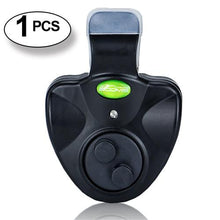 Load image into Gallery viewer, Booms Fishing E1 Fish Bite Alarm Electronic Buzzer on Fishing Rod with Loud Siren Daytime Night Indicator with LED Light