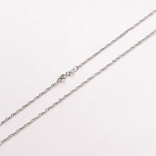 Load image into Gallery viewer, Classic Basic Chain 100%925 Sterling Silver Lobster Clasp Adjustable Necklace Lady 40CM/46CM Chain Fashion Jewelry