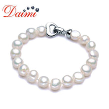 Load image into Gallery viewer, DAIMI Trendy Baroque Pearl Bracelet Natural White Freshwater Pearl White Color, Gift For Women