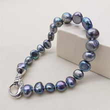 Load image into Gallery viewer, DMBFP155 Natural Freshwater Pearl Bracelet Black/White/Pink/Purple Pearl Bracelet Fine Pearl Jewelry For Women