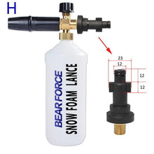 Load image into Gallery viewer, Foam Nozzle Snow Foam Lance Foam Bottle Sprayer for Karcher Bosch Interskol Elitech Nilfisk Huter Stihl Pressure Washer Car Wash