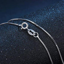 Load image into Gallery viewer, Genuine 925 Sterling Silver Chain Necklace Woman Fashion Long Necklace 100% Silver Necklace Wedding Statement Necklace Jewelry