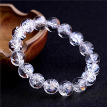 Load image into Gallery viewer, Genuine Natural Himalaya Rock Crystal Bracelet For Women Men Crystal Powerful Round Beads Fashion Bracelet Jewelry AAAAA 8-20mm