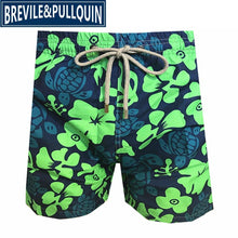 Load image into Gallery viewer, 2020 Brand Brevile pullquin Beach Board Shorts Men Turtles Swimwear Adults Boardshorts Cat Santa Claus Skateboard Man Beachwear