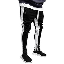 Load image into Gallery viewer, 2019 Fashion Men Loose Jogging Sports Pants Sweatpants Casual Pockets Male Trousers Side Stripes Hip Hop Pants Tracksuit Bottoms