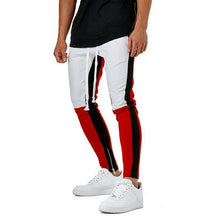 Load image into Gallery viewer, 2019 Fashion Men Loose Jogging Sports Pants Sweatpants Casual Pockets Male Trousers Side Stripes Hip Hop Pants Tracksuit Bottoms