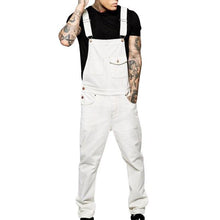 Load image into Gallery viewer, 2019 New Men Denim Carpenter Overalls Full Length Casual Pants Loose Pants Bib Pants Men's Fashion Hip Hop Jumpsuit Bib Pants