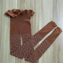 Load image into Gallery viewer, 2019 New Kids Baby Girl Rhinestone Fishnet Stockings Children Girl Mesh Pantyhose Sequins Pearl Hollow Out Tights Girl Stockings