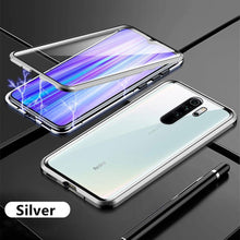Load image into Gallery viewer, 360 Metal Magnetic Phone Case For Xiaomi Redmi 8 8A Note 8 7 K20 Pro Full Cover Glass Cover For Xiaomi 9 9e 9T CC9e Fliq Cases