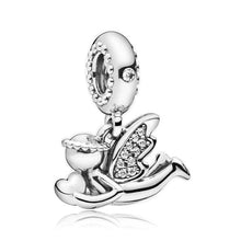 Load image into Gallery viewer, 925 Silver New Original Cartoon Boy Girl Charms Beads Pendant Fit Pandora Bracelets & Necklace For Women DIY Lovers Jeweley