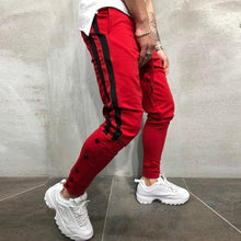 Load image into Gallery viewer, 2019 Fashion Men Loose Jogging Sports Pants Sweatpants Casual Pockets Male Trousers Side Stripes Hip Hop Pants Tracksuit Bottoms