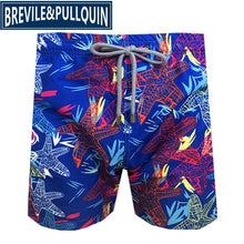 Load image into Gallery viewer, 2020 Brand Brevile pullquin Beach Board Shorts Men Turtles Swimwear Adults Boardshorts Cat Santa Claus Skateboard Man Beachwear
