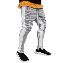 Load image into Gallery viewer, 2019 Fashion Men Loose Jogging Sports Pants Sweatpants Casual Pockets Male Trousers Side Stripes Hip Hop Pants Tracksuit Bottoms