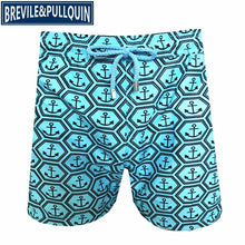 Load image into Gallery viewer, 2020 Brand Brevile pullquin Beach Board Shorts Men Turtles Swimwear Adults Boardshorts Cat Santa Claus Skateboard Man Beachwear