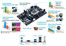 Load image into Gallery viewer, GIGABYTE GA-H81M-S1 Desktop Motherboard H81 Socket LGA 1150 i3 i5 i7 DDR3 16G Micro-ATX UEFI BIOS Original Used Mainboard