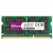 Load image into Gallery viewer, Kllisre DDR3L DDR3 4GB 8GB 1333Mhz 1600Mhz SO-DIMM 1.35V 1.5V Notebook RAM 204Pin Laptop Memory sodimm