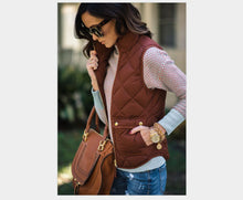 Load image into Gallery viewer, Women arrival Slim coats New Brand Women Sleeveless Jacket Winter Vest Female Slim Vest Women's Windproof Warm Waistcoat