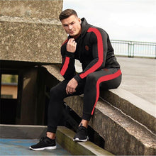 Load image into Gallery viewer, 2020 Spring New Men Hoodies Pants 2Pcs/Sets Sweatshirt Sweatpants Male Gyms Fitness Tops Trousers Joggers Sportswear Tracksuits