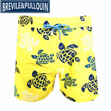 Load image into Gallery viewer, 2020 Brand Brevile pullquin Beach Board Shorts Men Turtles Swimwear Adults Boardshorts Cat Santa Claus Skateboard Man Beachwear