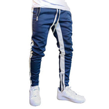 Load image into Gallery viewer, 2019 Fashion Men Loose Jogging Sports Pants Sweatpants Casual Pockets Male Trousers Side Stripes Hip Hop Pants Tracksuit Bottoms