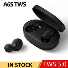 Load image into Gallery viewer, A6S TWS Bluetooth 5.0 Earphone Noise Cancelling fone Headset With Mic Handsfree Earbuds for Xiaomi Redmi Airdots Wireless Earbud