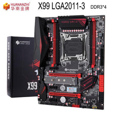 Load image into Gallery viewer, HUANANZHI X99 Motherboard with M.2 NVMe Slot LGA2011-3 DDR3*4 DR3 ECC REG Channel USB 3.0 SATA 3.0 Ports