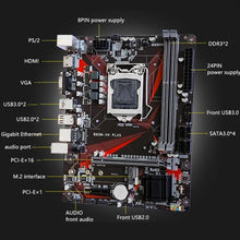 Load image into Gallery viewer, B85M-VH HDMI USB 3.0 Accessories Dual Channel PCI-e Motherboard Computer High Speed Desktop LGA 1150 16G DDR3 SATA3.0 Office