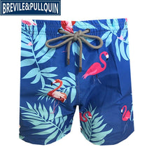 Load image into Gallery viewer, 2020 Brand Brevile pullquin Beach Board Shorts Men Turtles Swimwear Adults Boardshorts Cat Santa Claus Skateboard Man Beachwear