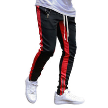 Load image into Gallery viewer, 2019 Fashion Men Loose Jogging Sports Pants Sweatpants Casual Pockets Male Trousers Side Stripes Hip Hop Pants Tracksuit Bottoms