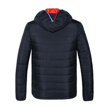 Load image into Gallery viewer, 2019 North Winter Jackets Men Glasses Hooded Face Windproof Space Suit Hip Hop Outdoor Riding Sport Warm Bomber Jacket Parkas