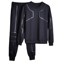 Load image into Gallery viewer, ASALI Tracksuits Men Winter 2020 Tracksuit Set Solid Men Track suits Sets Coat+Pants Outwear SportsSuit Jacket and Sweatpant