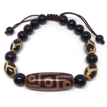 Load image into Gallery viewer, High quality Tibet Dzi Beads Bracelet Natural Stone 9 eyes and 3 Eyes Beads New Design Fengshui Beads Bracelet Free Shipping