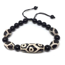 Load image into Gallery viewer, High quality Tibet Dzi Beads Bracelet Natural Stone 9 eyes and 3 Eyes Beads New Design Fengshui Beads Bracelet Free Shipping