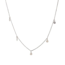 Load image into Gallery viewer, INZATT Real 925 Sterling Silver Geometric Round Choker Necklace For Fashion Women Minimalist Fine Jewelry Cute Accessories 2019