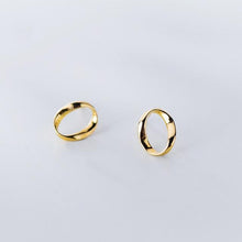 Load image into Gallery viewer, INZATT Real 925 Sterling Silver Twist Round Stud Earrings For Fashion Women Party Rock Fine Jewelry Minimalist 2019 Accessories