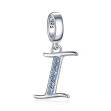 Load image into Gallery viewer, JewelryPalace Initial 925 Sterling Silver Beads Charms For Bracelet Silver 925 original Beads Jewelry Making Pendant Necklace